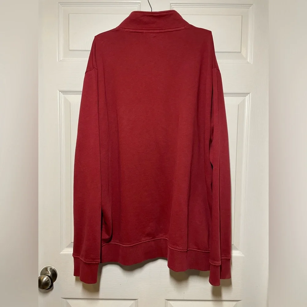 Harley Davidson Mens 3XL Long Sleeve Pullover Sweatshirt Dark Red - Picture 5 of 5